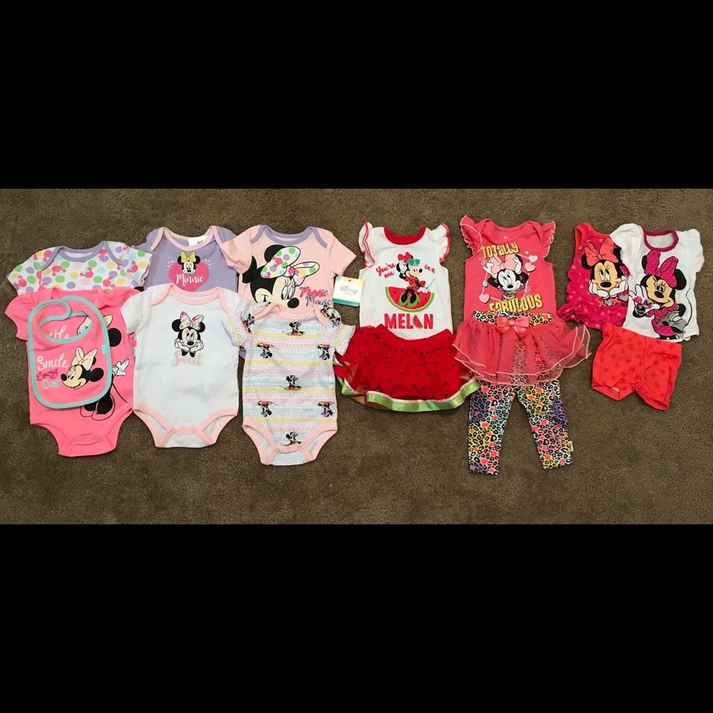 Babygirl Minnie Mouse set
